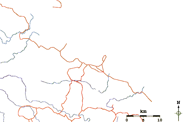 Roads and rivers around The Wharf (Mission Point)