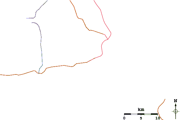 Roads and rivers around The Wharf