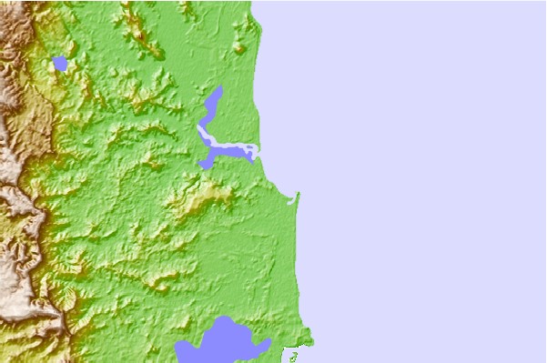Surf breaks located close to The Bluff