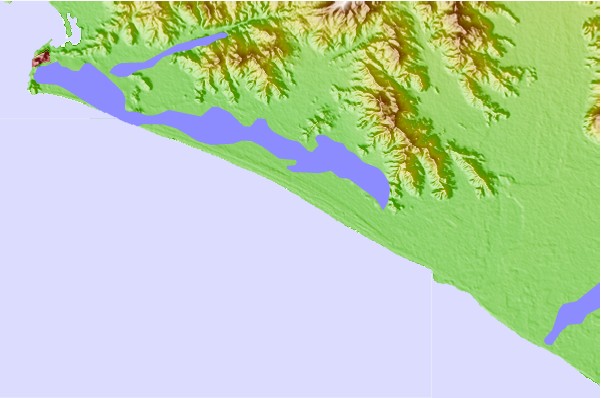 Surf breaks located close to The Colonia