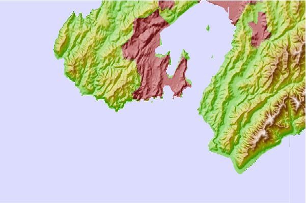 Surf breaks located close to The Island (Island Bay)