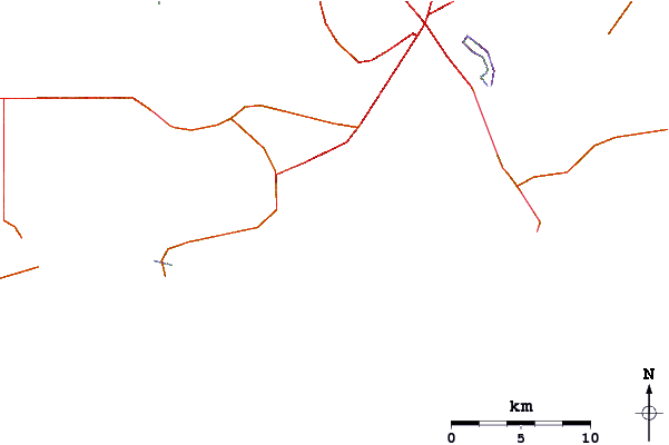Roads and rivers around The Point -Fort Pickens
