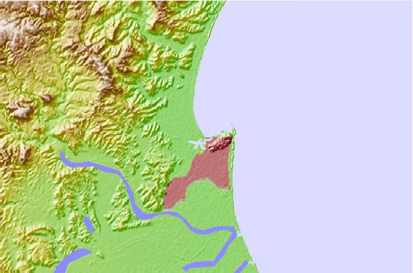 Surf breaks located close to The Reef(Napier)