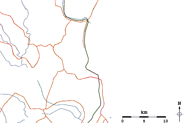 Roads and rivers around The Reef(Napier)