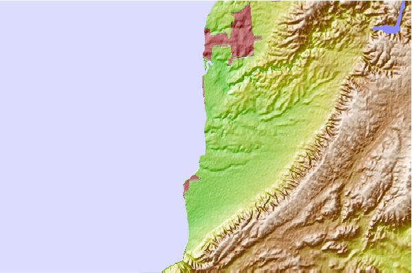 Surf breaks located close to The Trough