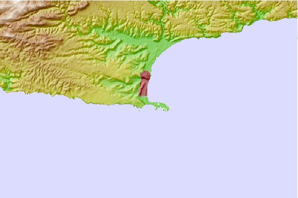 Surf breaks located close to The Wedge