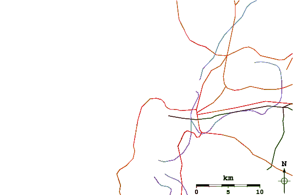 Roads and rivers around Thermopylae