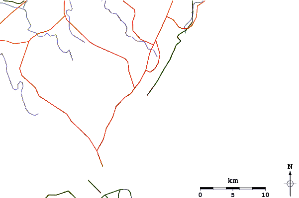 Roads and rivers around Thirroul