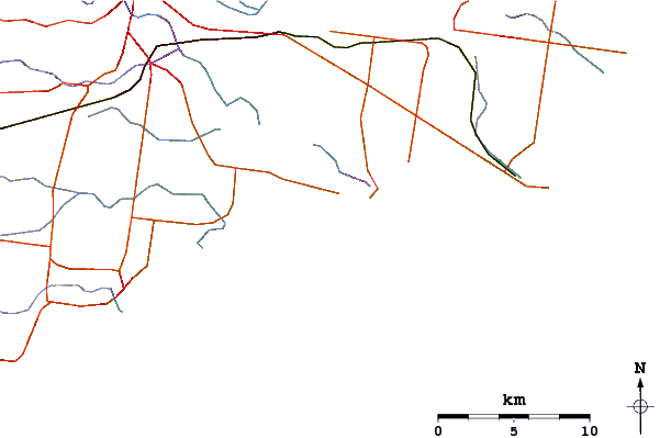 Roads and rivers around 13th Beach-The Beacon