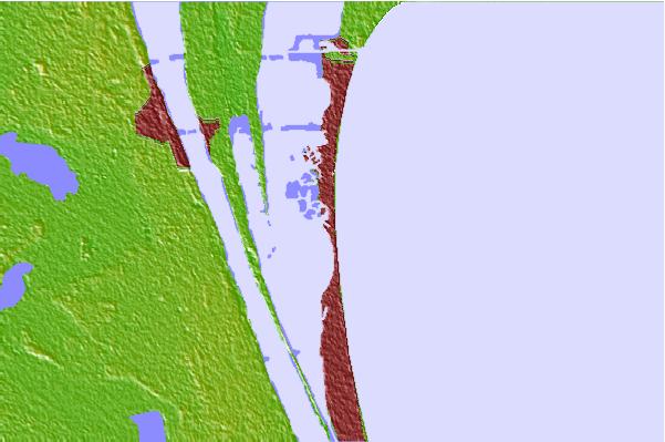 Surf spots located close to 13th Street