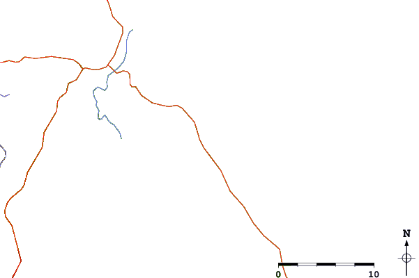 Roads and rivers around 38 Line