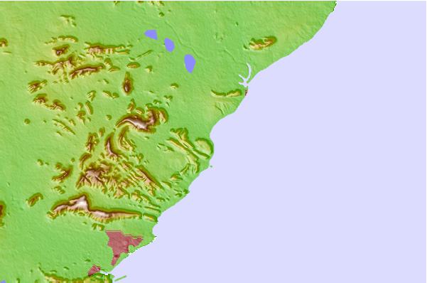 Surf spots located close to Thotlakonda Point