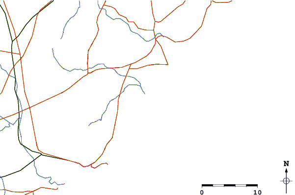 Roads and rivers around Thotlakonda Point