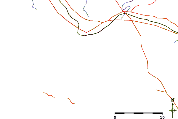 Roads and rivers around Thoulars