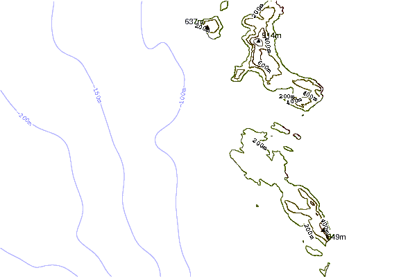 Shoreline around 365s