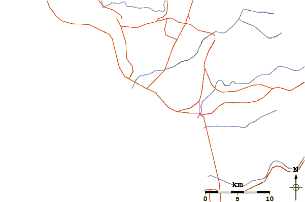 Roads and rivers around 3Ms