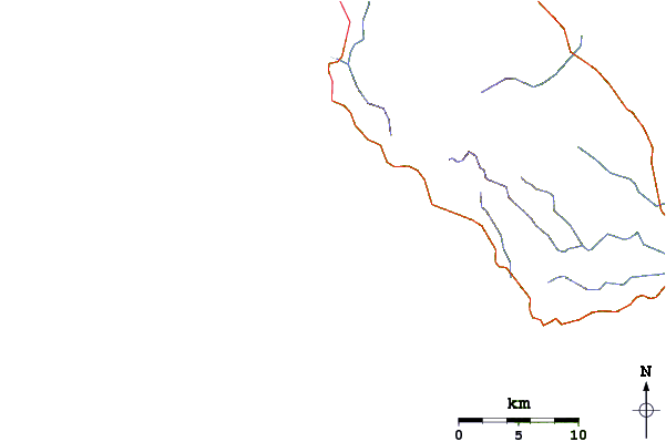Roads and rivers around Thunders