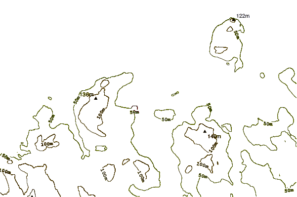 Shoreline around Thurso Reef