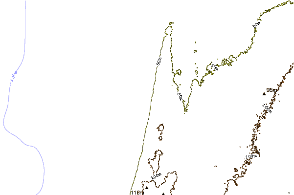 Shoreline around Tifnit