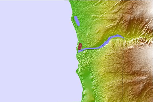 Surf spots located close to Tiger Reef
