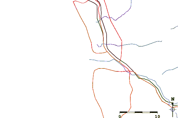 Roads and rivers around Tijuana Sloughs