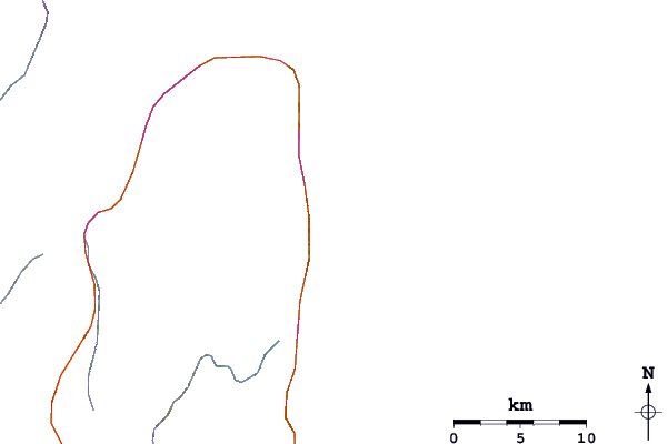 Roads and rivers around Tim's Reef
