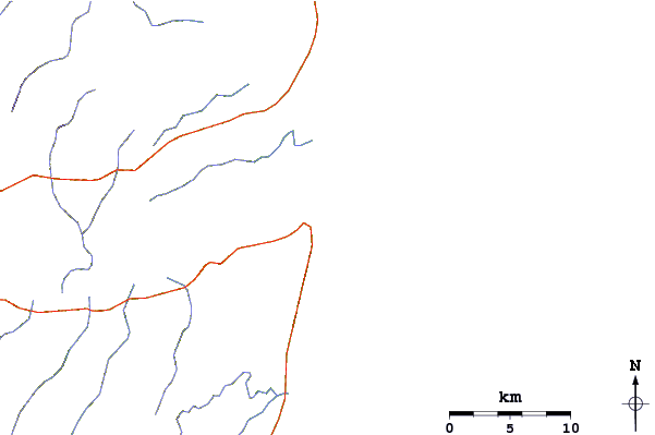 Roads and rivers around Tiririca