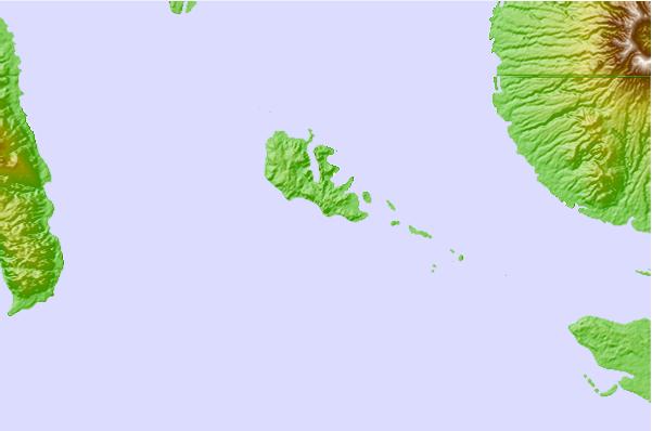 Surf spots located close to Titiana