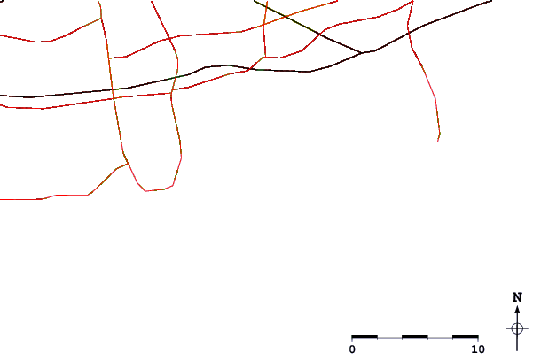 Roads and rivers around Tobay beach