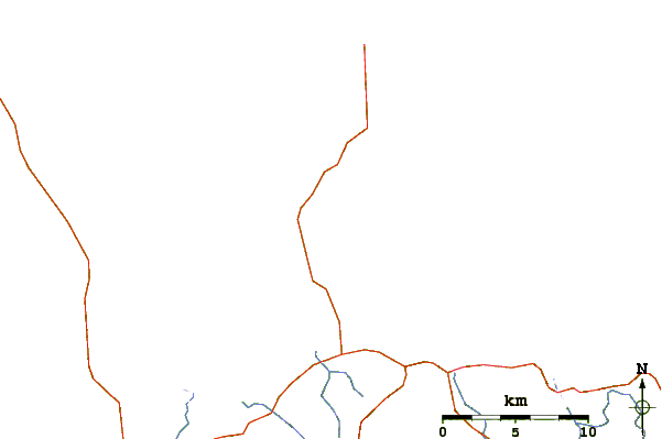Roads and rivers around Tokerau Beach or Doubtless Bay