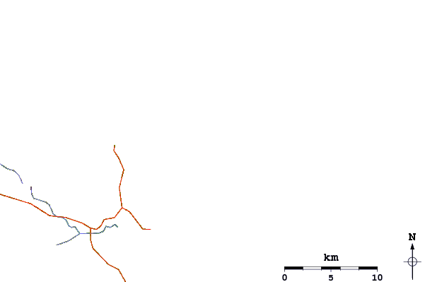 Roads and rivers around Tom Bowling Bay