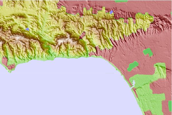 Surf spots located close to Topanga Point