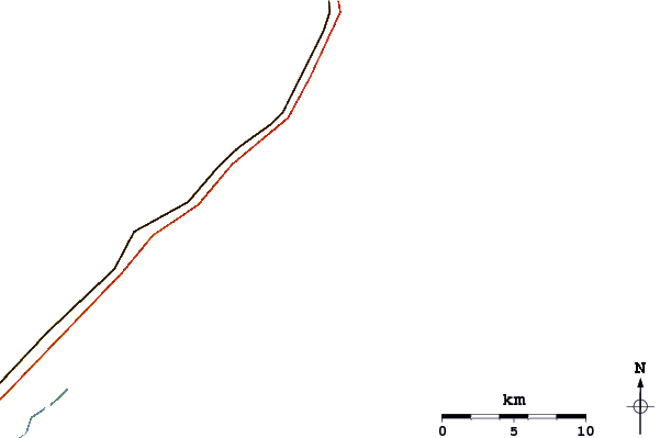 Roads and rivers around Topsail Island