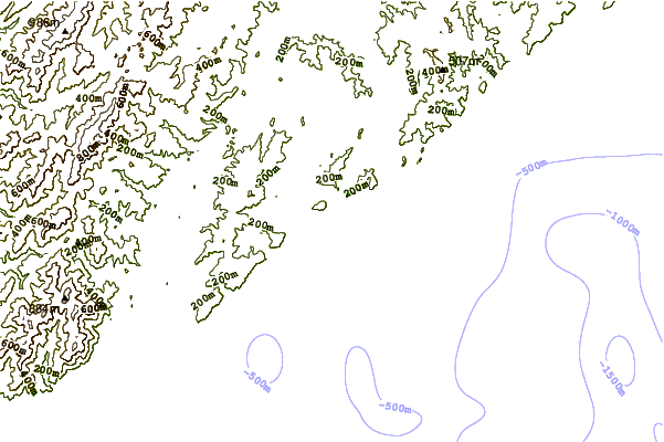 Shoreline around Tora Point