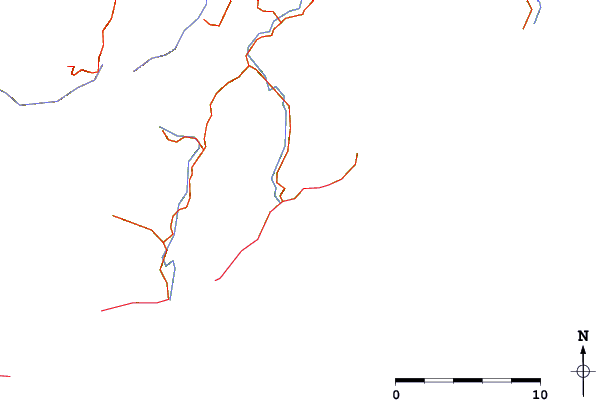 Roads and rivers around Tora Point