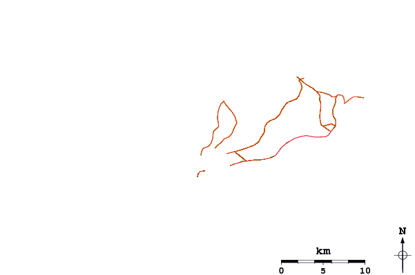 Roads and rivers around Toroko
