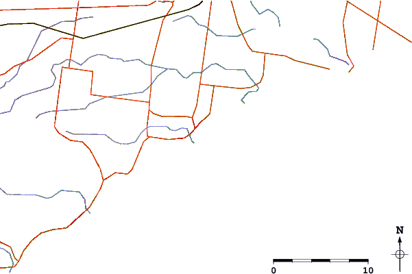 Roads and rivers around Torquay Point