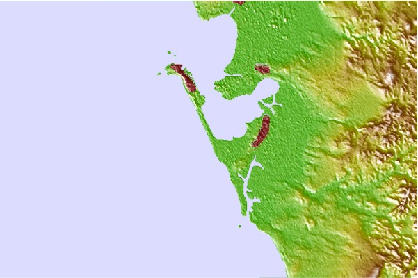 Surf spots located close to Torre Gorda