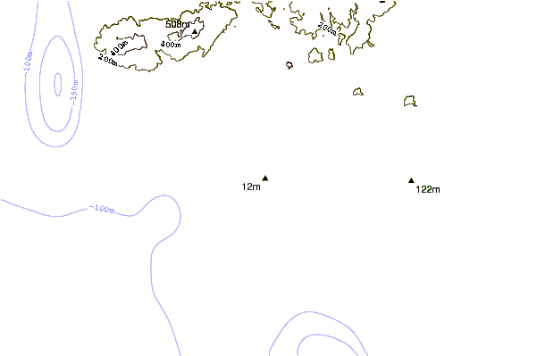 Shoreline around Torre