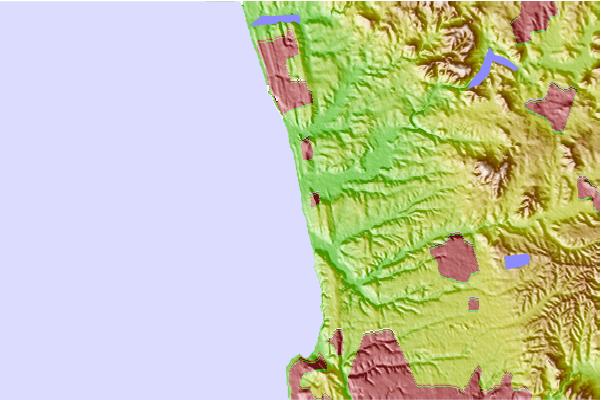 Surf spots located close to Torrey Pines State Beach