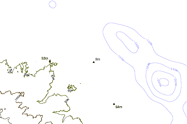 Shoreline around Touros Area