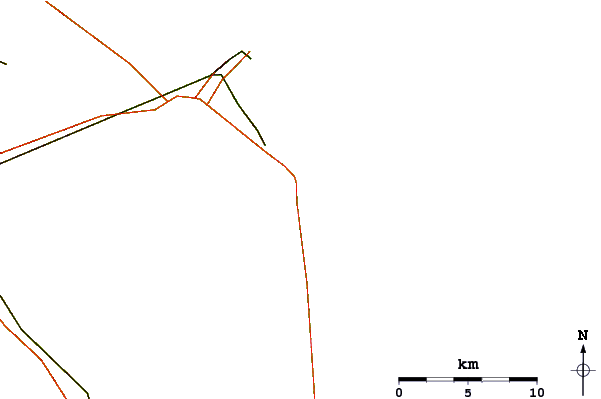 Roads and rivers around Tower Road
