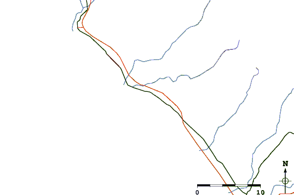 Roads and rivers around San Onofre - Trails
