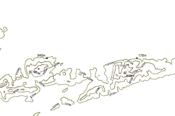 Shoreline around Tralle Bay