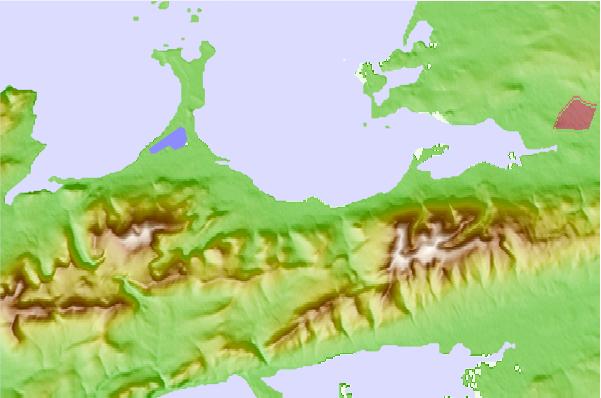 Surf breaks located close to Tralle Bay