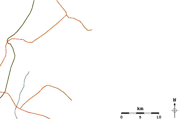 Roads and rivers around Tramandai