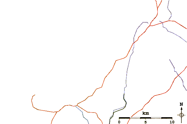 Roads and rivers around Tregardock