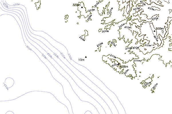 Shoreline around Trestles (Uppers)