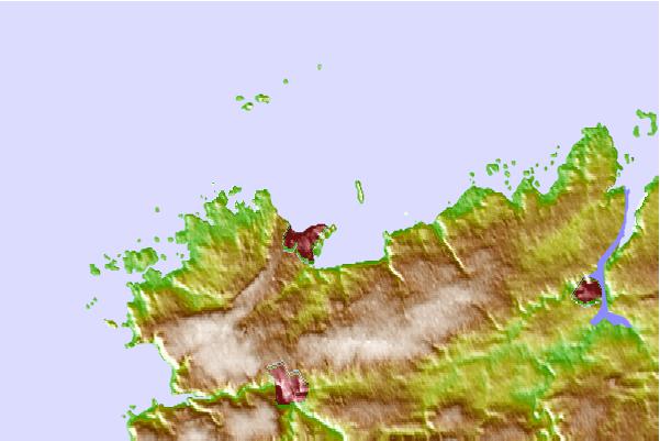 Surf spots located close to Trestrignel