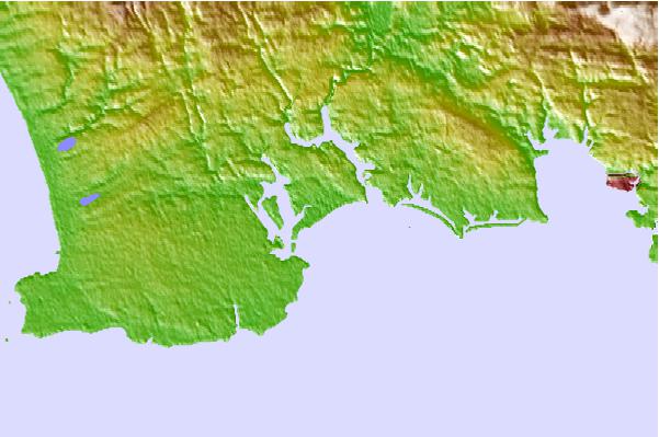 Surf spots located close to Treustel